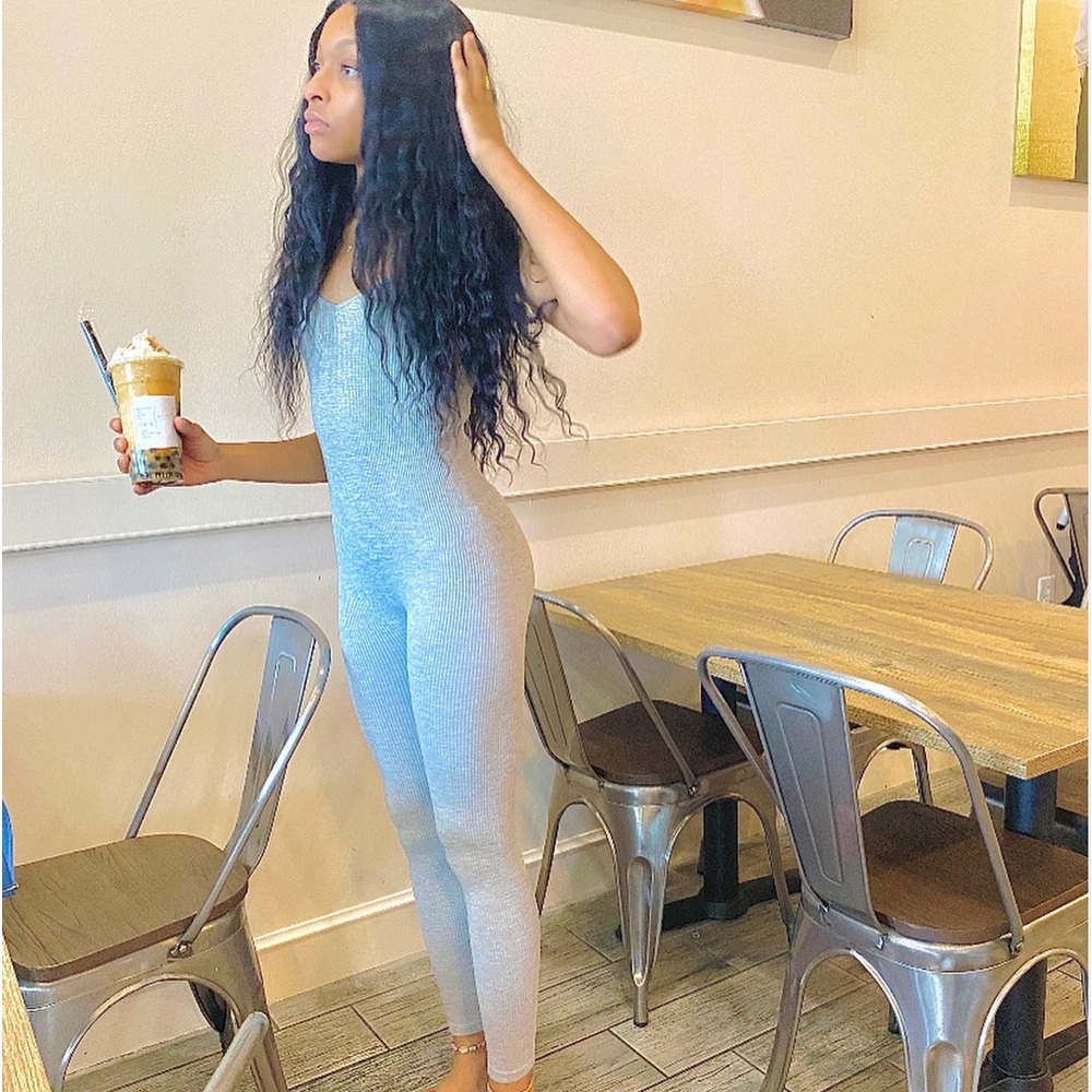 Gray Bodysuit/ Jumpsuit